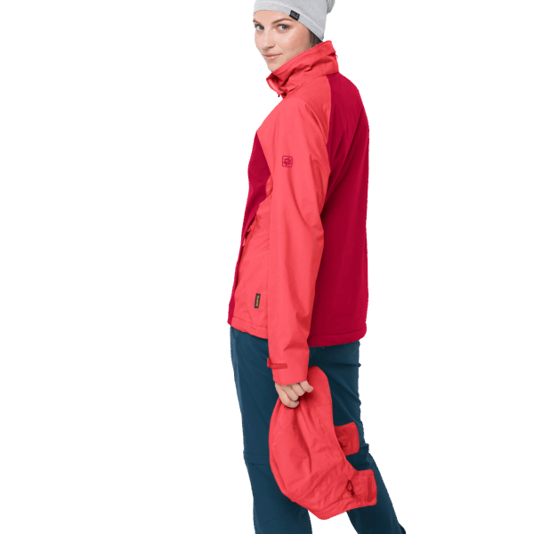 Scharlaken Nieuw Jack Wolfskin Mount Emin Damesjack
