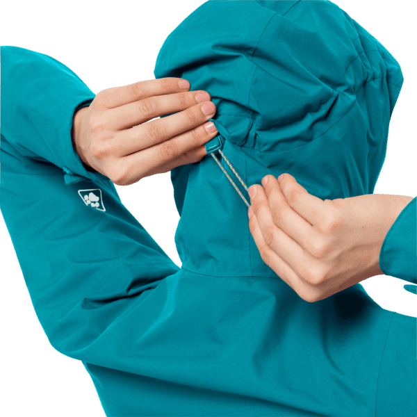 Jack Wolfskin-jack Wolfskin-jack Voor Dames, Donker Cyaan