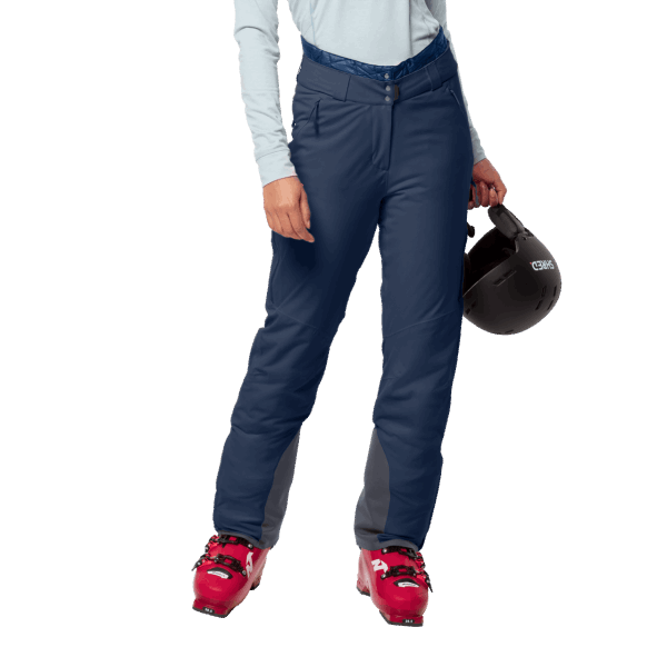 Originele Dark Indigo Jack Wolfskin Snow Summit Damesbroek