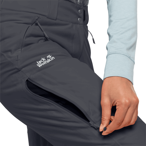 Hot Ebony Dames Snow Summit Broek Jack Wolfskin
