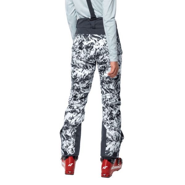 Damespanoramabroek Jack Wolfskin Ebbenhout All Over Best