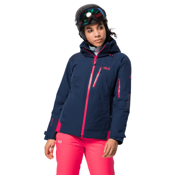 Snow Summit Damesjack Dark Indigo Collectie Jack Wolfskin
