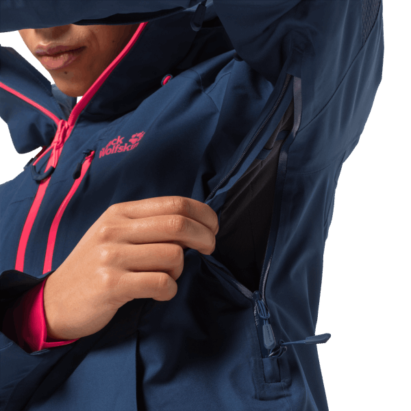 Snow Summit Damesjack Dark Indigo Collectie Jack Wolfskin