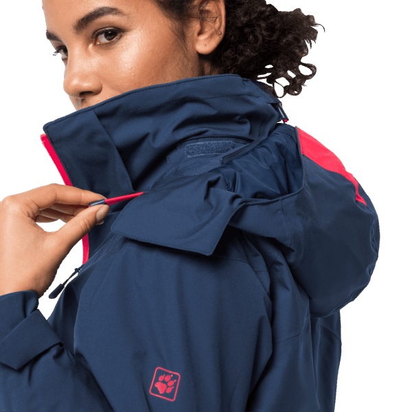 Snow Summit Damesjack Dark Indigo Collectie Jack Wolfskin