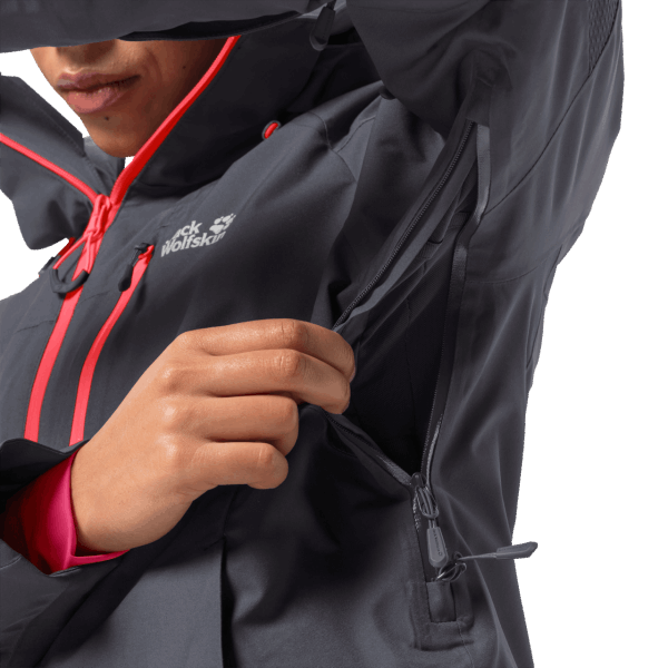Dames Snow Summit Jack Collecties Jack Wolfskin Ebbenhout