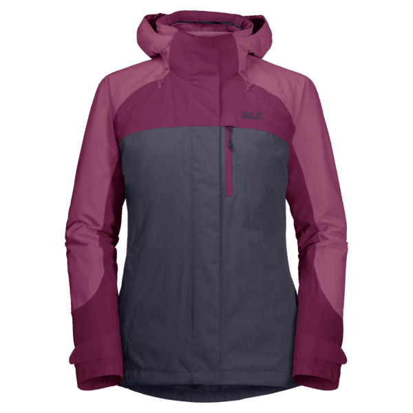 Whitney Peak 3in1 Origin Grafietjack Wolfskin Voor Dames