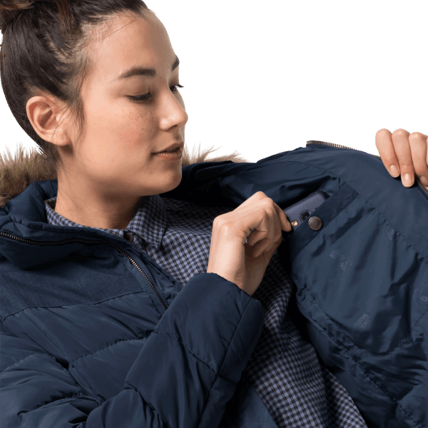 Jack Wolfskin Baffin Island Jas Beste Nachtblauw