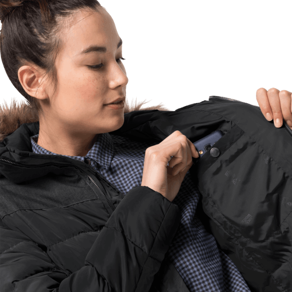 Zwarte Jack Wolfskin New Baffin Island Jas