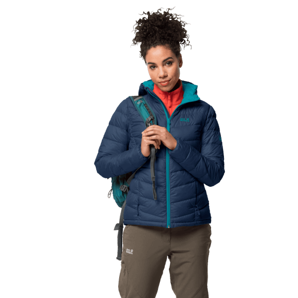 Donkere Indigo Collectie Jack Wolfskin Heliumjack Voor Dames