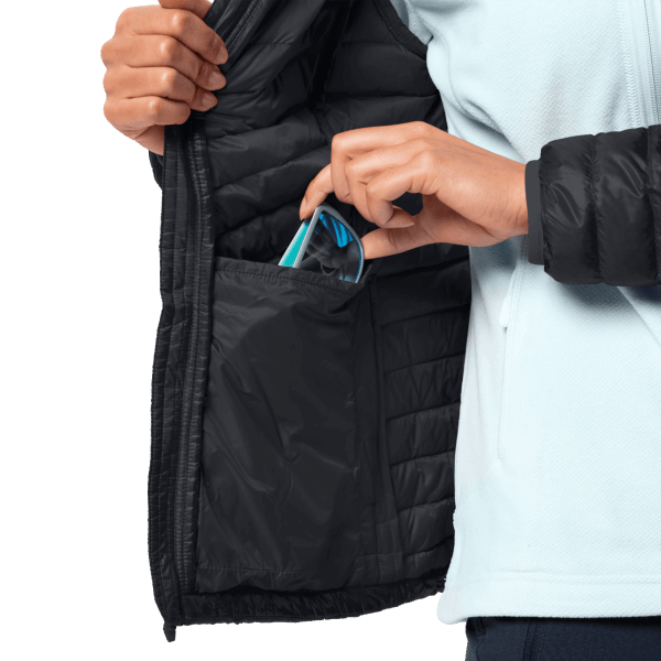 Zwarte Dames Sfeerjas Origins Jack Wolfskin
