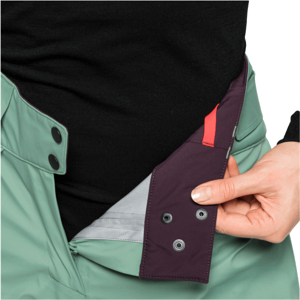 Dames Alpspitze 3l Broek Graniet Groen Oorsprong Jack Wolfskin