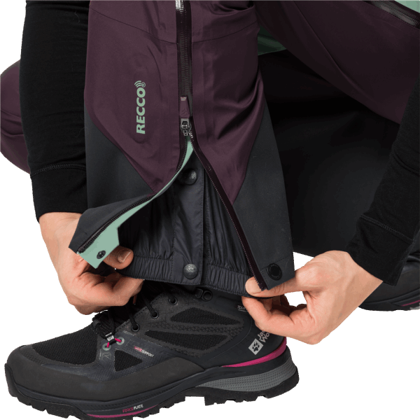 Dames Alpspitze 3l Broek Graniet Groen Oorsprong Jack Wolfskin
