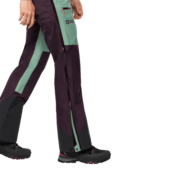 Dames Alpspitze 3l Broek Graniet Groen Oorsprong Jack Wolfskin