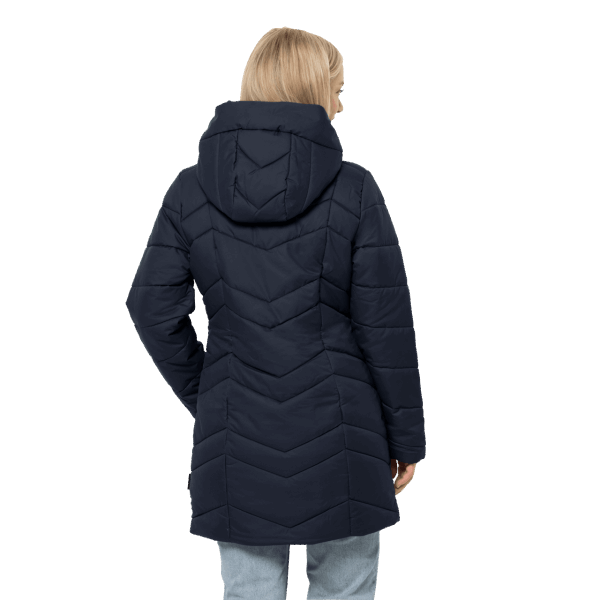 Jack Wolfskin Nachtblauwe Merken Kyoto Jas Voor Dames