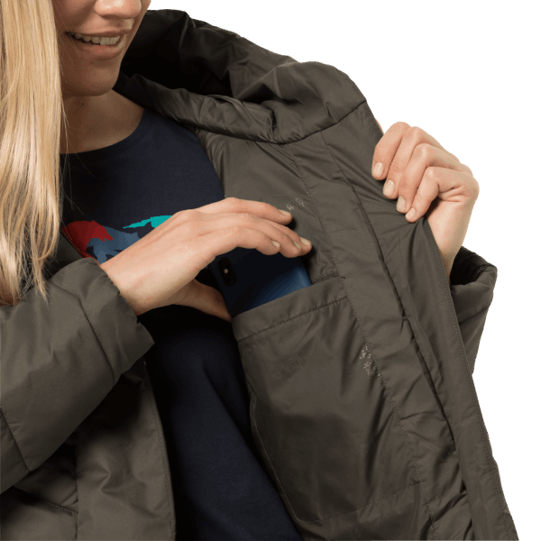 Jack Wolfskin Grape Leaf Dames Kyoto Jas Origineel