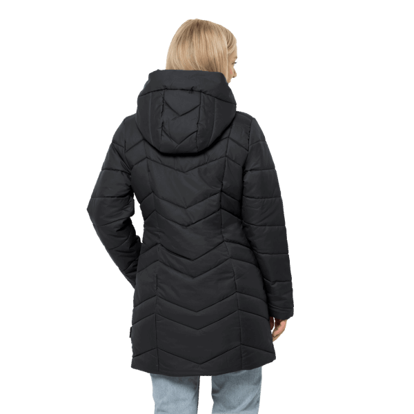 Jack Wolfskin Hot Dames Kyoto Jas Zwart