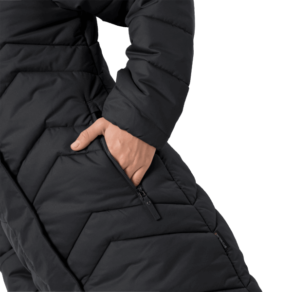 Jack Wolfskin Hot Dames Kyoto Jas Zwart