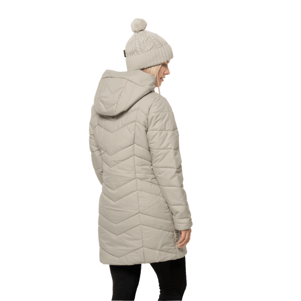 Jack Wolfskin Beste Stoffige Grijze Kyoto-jas Voor Dames