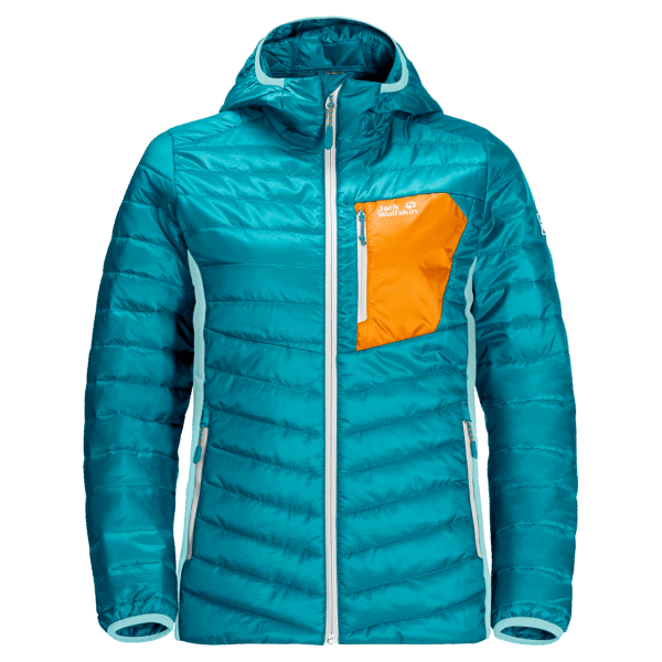 Jack Wolfskin Routeburn Damesjack Donkercyaan Nieuw