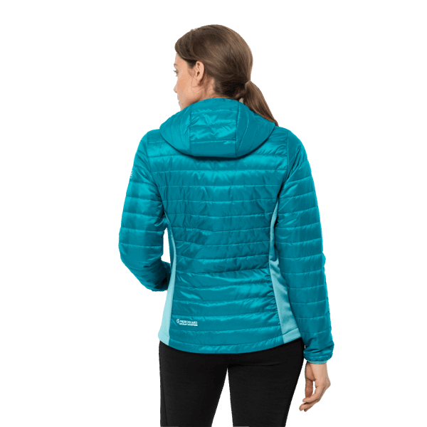 Jack Wolfskin Routeburn Damesjack Donkercyaan Nieuw