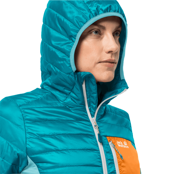 Jack Wolfskin Routeburn Damesjack Donkercyaan Nieuw