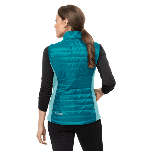 Donkere Cyaan Jack Wolfskin Damesrouteburn-vestcollecties