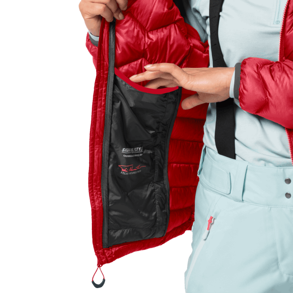 Helder Rood Argo Peak Damesjack Van Het Merk Jack Wolfskin