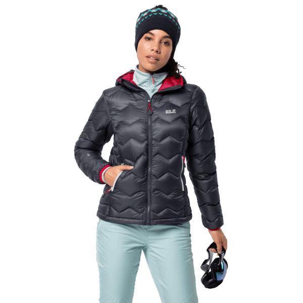 Originele Argo Peak Damesjack Jack Wolfskin Ebbenhout