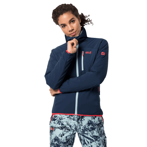 Hete Atmos-jas Voor Dames Donker Indigo Jack Wolfskin