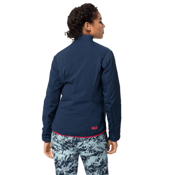 Hete Atmos-jas Voor Dames Donker Indigo Jack Wolfskin