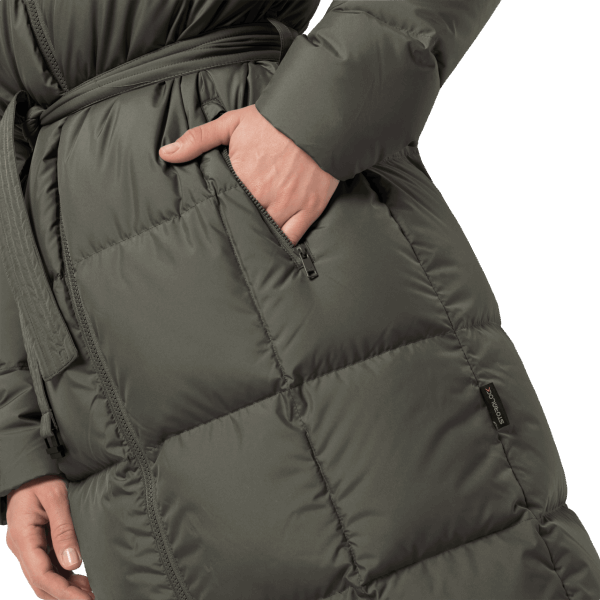 Collectie Druiveblad Bevroren Meer Jas Jack Wolfskin Voor Dames