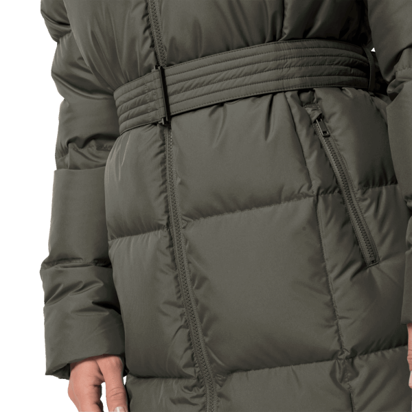 Collectie Druiveblad Bevroren Meer Jas Jack Wolfskin Voor Dames