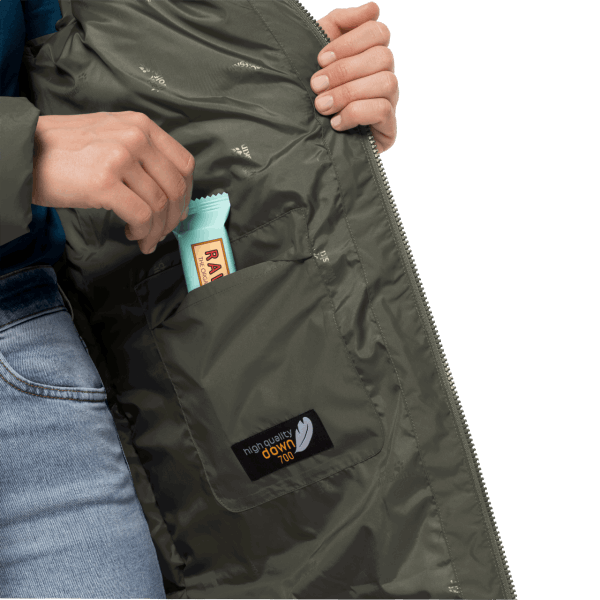 Collectie Druiveblad Bevroren Meer Jas Jack Wolfskin Voor Dames