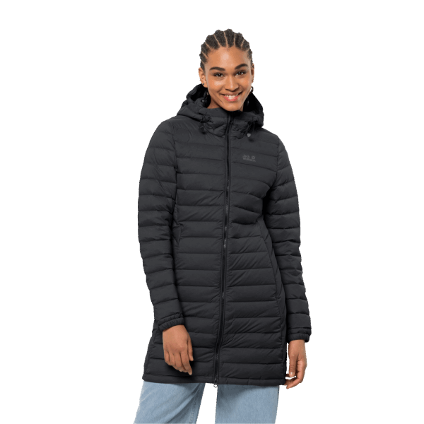 Dames Glowing Mountain Jas Jack Wolfskin Origin Zwart