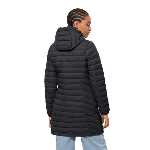 Dames Glowing Mountain Jas Jack Wolfskin Origin Zwart