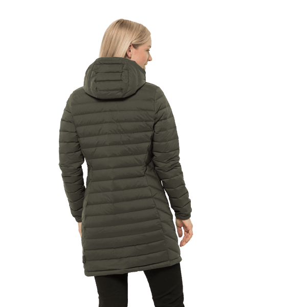 Glanzende Bergjas Voor Dames Bonsai Groen Jack Wolfskin Origins