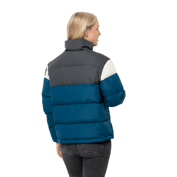 Dames 365 Onverschrokken Donsjack Originele Poseidon Blauwe Jack Wolfskin