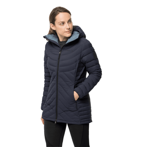 Jack Wolfskin Grafiet Atletische Donsjas Voor Dames Best