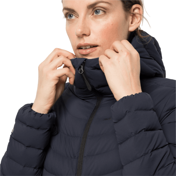 Jack Wolfskin Grafiet Atletische Donsjas Voor Dames Best