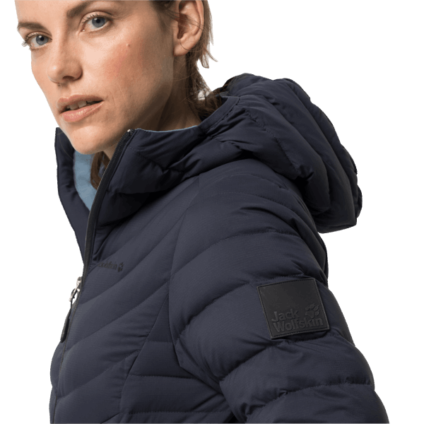 Jack Wolfskin Grafiet Atletische Donsjas Voor Dames Best