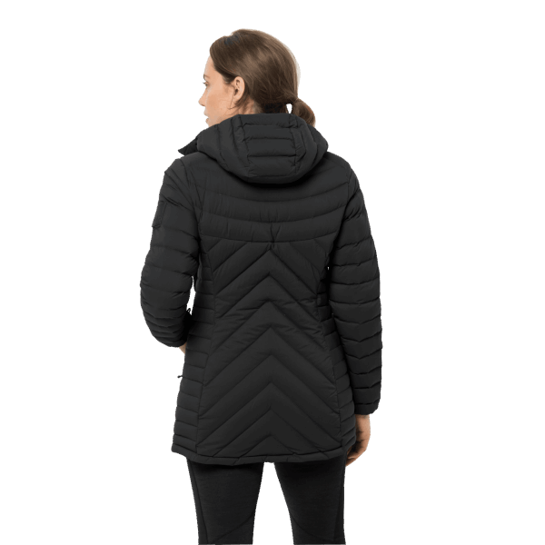 Jack Wolfskin Fashion Zwarte Atletische Donsjas Voor Dames