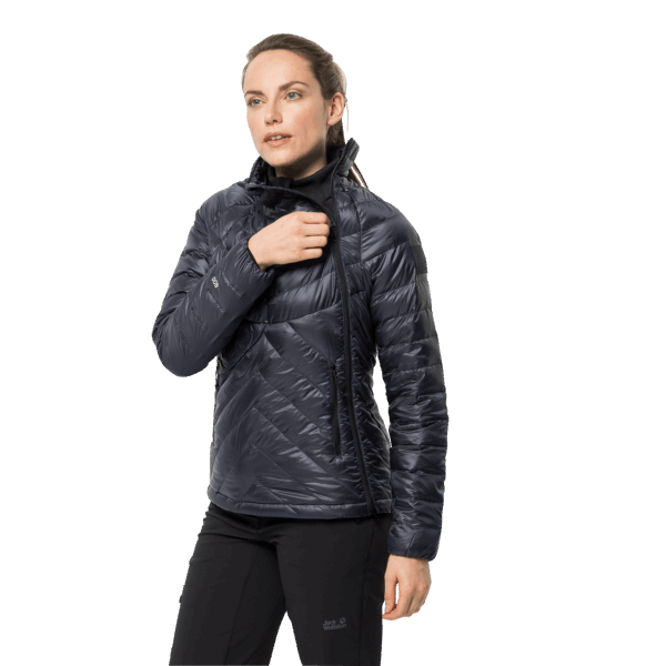 Jack Wolfskin Atletisch Donsjack Grafiet Collectie