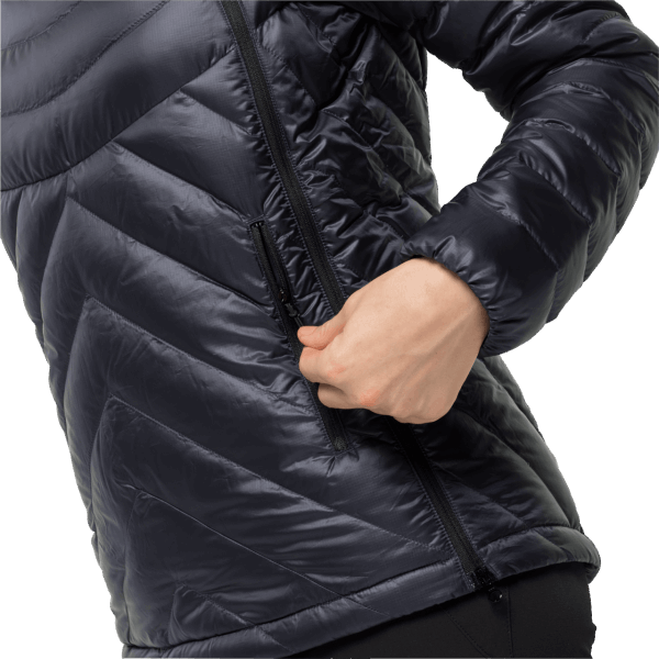 Jack Wolfskin Atletisch Donsjack Grafiet Collectie
