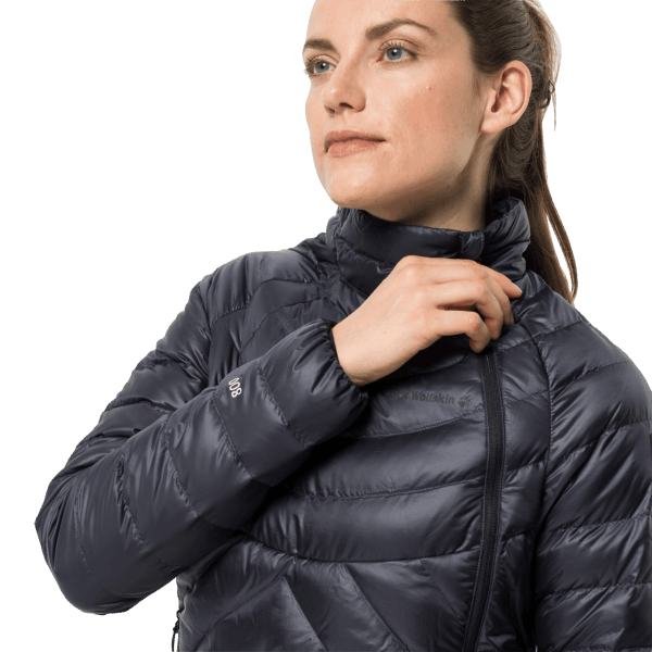 Jack Wolfskin Atletisch Donsjack Grafiet Collectie