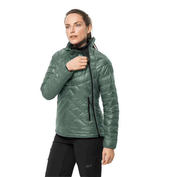 Jack Wolfskin Athletic Donsjack Collecties Hedge Green