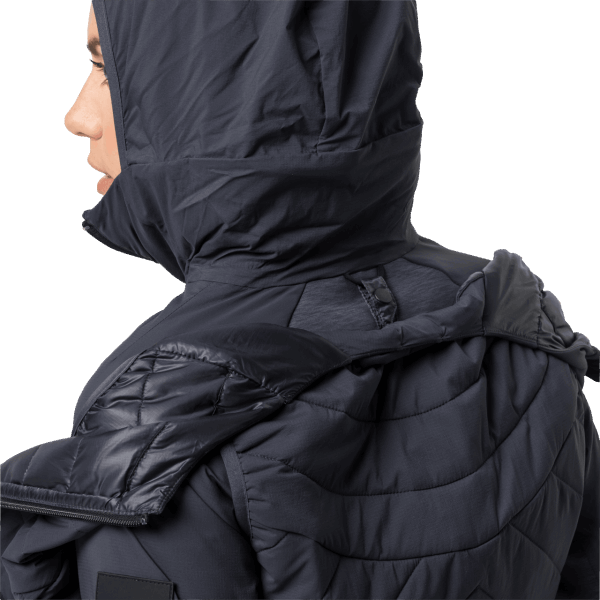 Grafiet Jack Wolfskin Atletische Mid 3in1 Damesoorsprong