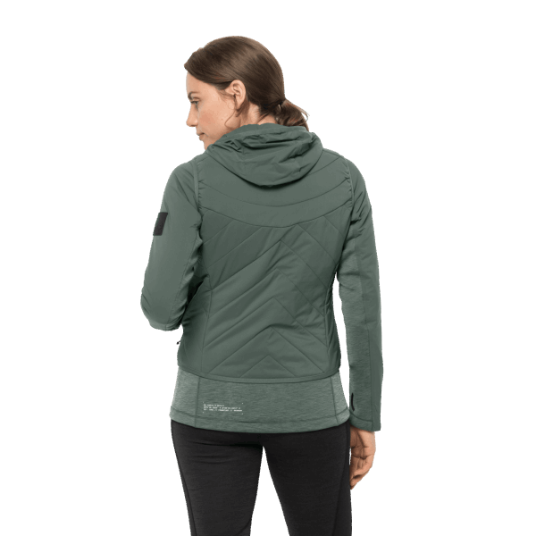 Hedge Green Merk Jack Wolfskin Atletisch Midden 3in1 Dames