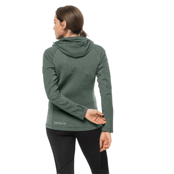 Hedge Green Merk Jack Wolfskin Atletisch Midden 3in1 Dames
