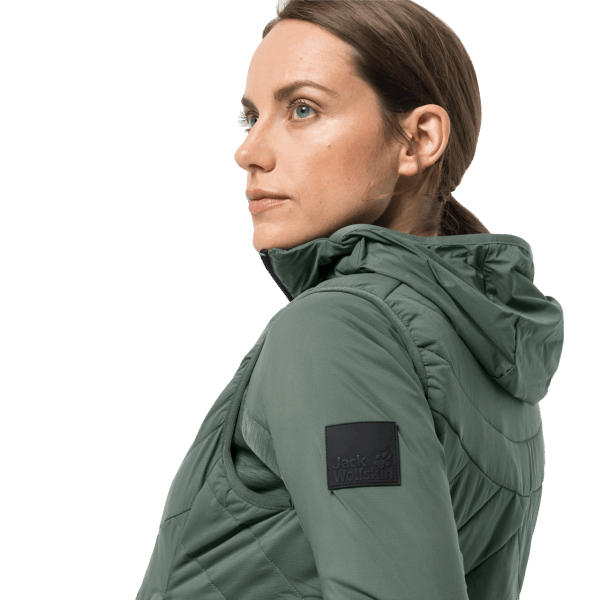 Hedge Green Merk Jack Wolfskin Atletisch Midden 3in1 Dames