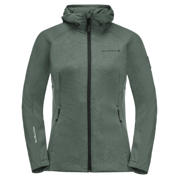 Hedge Green Merk Jack Wolfskin Atletisch Midden 3in1 Dames